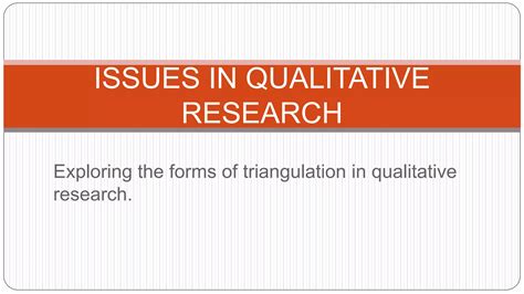 Triangulation | PPTX