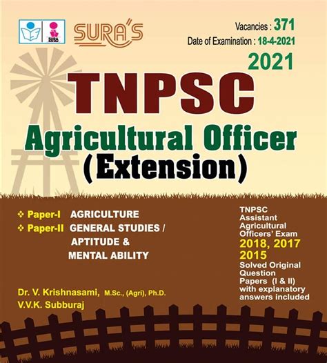 Routemybook - Buy TNPSC Agricultural Officer [Extension] Exam Guide by ...