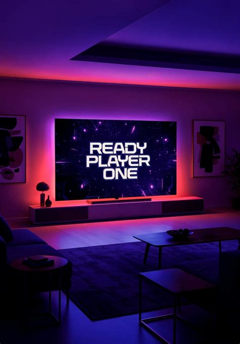 Ready player one: home theater setup | AI-generated image