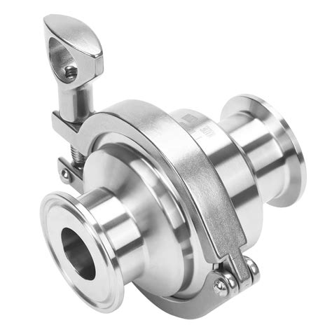 DERNORD Sanitary Check Valve - One Way Flow - 1.5" Tri Clamp Style ...