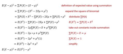 Image result for Variance Formula Expected Value