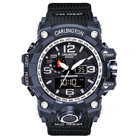 Buy Carlington Resin Endurance Analog-Digital Sports Watch for Men and ...