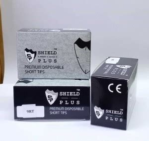 Shield plus TATTOO 9RT DISPOSABLE TIP (50 PCS) Disposable Round Liner ...