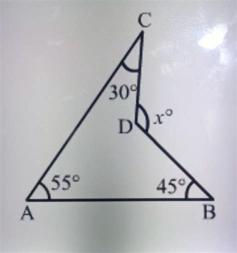 Calculate value of x. - Brainly.in