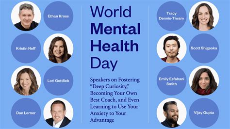 8 Top Mental Health Speakers for World Mental Health Day - The Lavin Agency