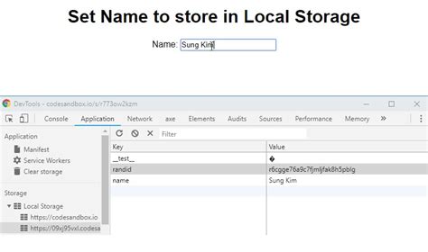 Local Storage in React JS 的图像结果