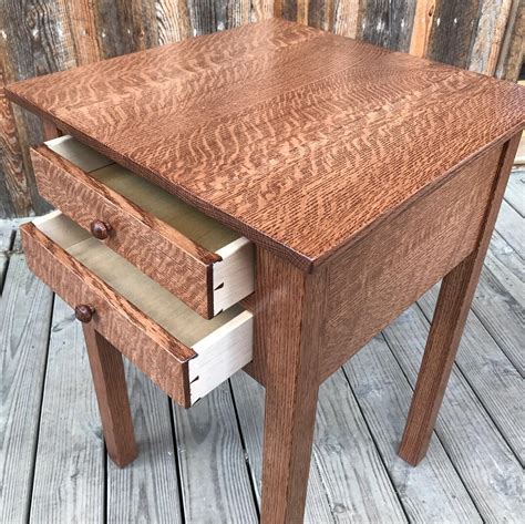Old Oak End Tables at Daniel Michaud blog