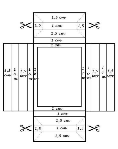 Image result for Paper Shadow Box Frame Template Free