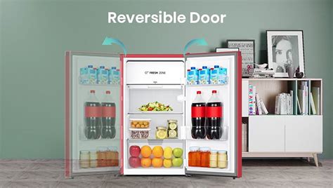 Buy Hisense 94 Litre 2 Star Single Door Refrigerator, Red RR94D4SRN at ...