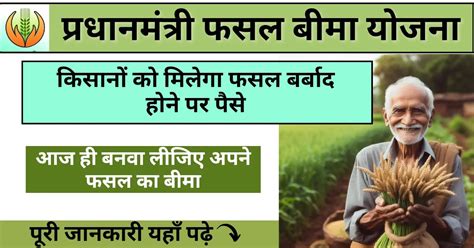 प्रधानमंत्री फसल बीमा योजना (PMFBY) | अब मिलेगा फसल नुकसान पर सरकार से ...