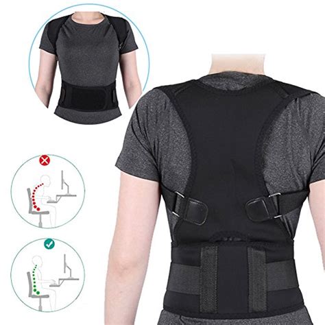 Buy Back Brace Posture Corrector, Adjustable Shoulder Lumbar Support ...