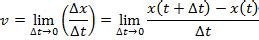 Image result for Instantaneous Speed Formula