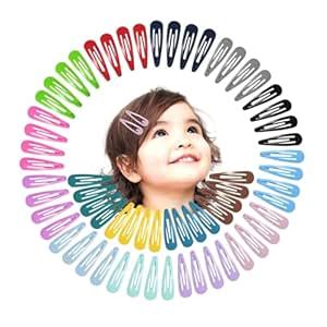 10pcs Multicolor Tic Tac Hair Clips for Kids, Girls, Baby Hair Pins ...