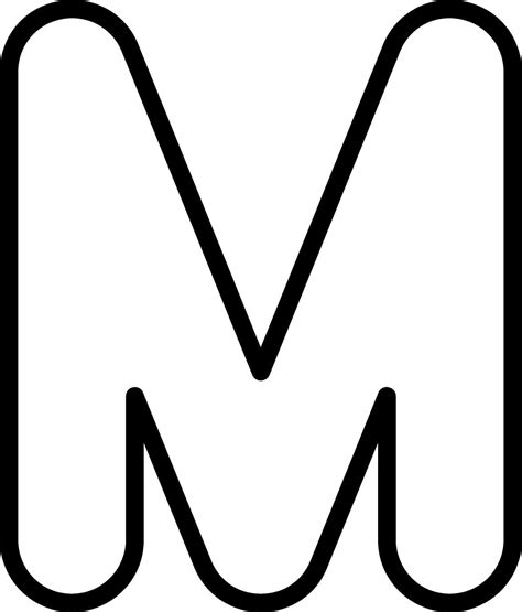 Image result for Script Capital M Symbol