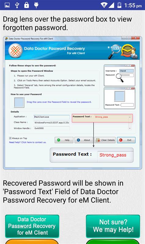 Email Password Recovery Master Program 的图像结果