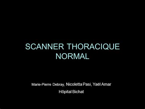 Image result for Poumon Normal Scanner