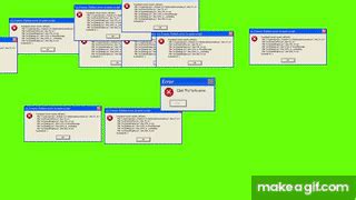 Image result for Windows XP Green Screen Error