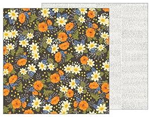 American Crafts 733477 Jen Hadfield Simple Life Poppies 25 Pack of 12 X ...