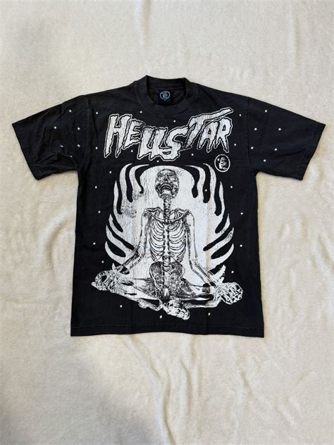 HELLSTAR Hellstar Inner Peace Vintage Black Tee | Grailed