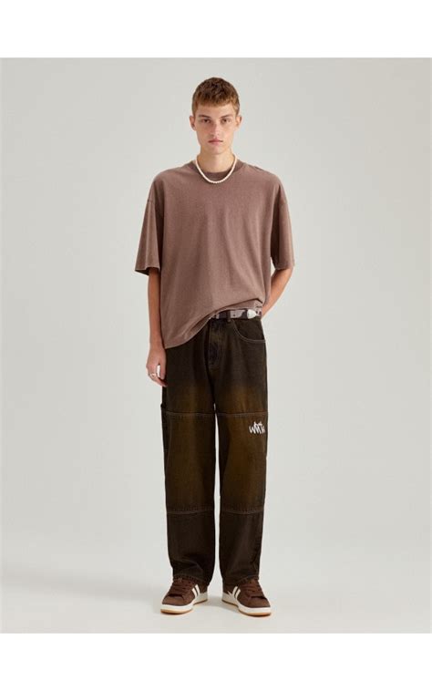 Джинси baggy Колір брудно-коричневий - HOUSE - 454CC-98J