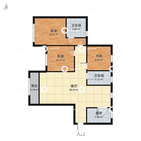 日韩风格三居室135平米6.7万-鲁能7号院·溪园装修案例-北京房天下家居装修网