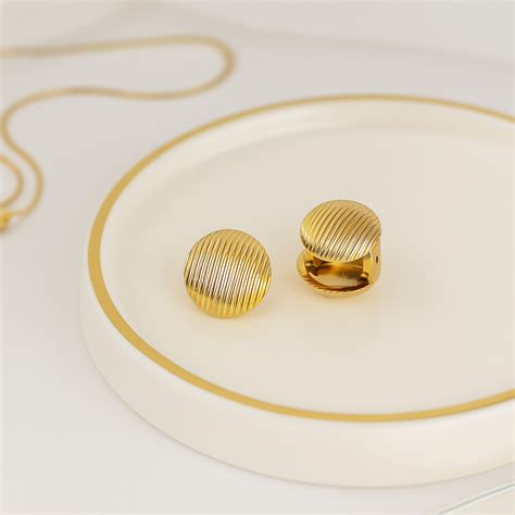 CIRCLE LUXE Gold-Plated Anti-Tarnish – Withuss