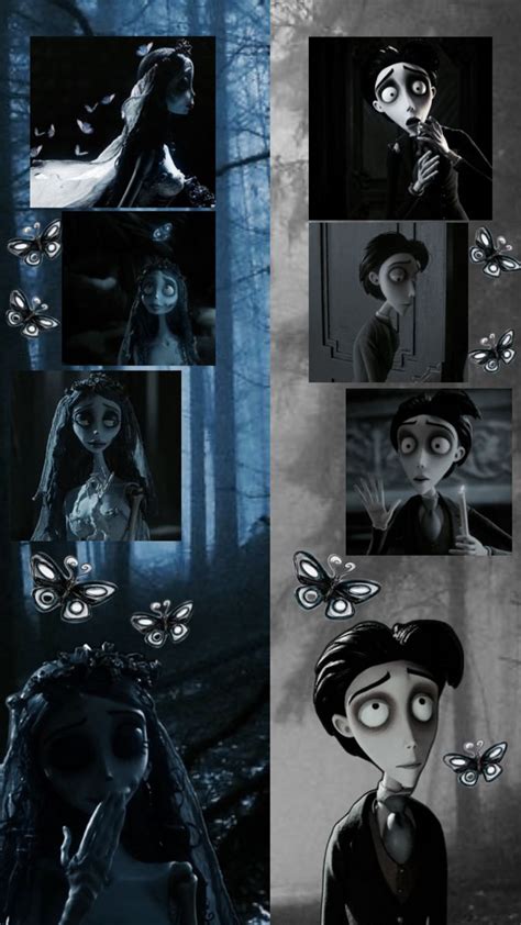 Image result for Tim Burton Corpse Bride Emily and Victor