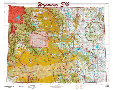 Wyoming Printed Statewide Elk - Hunt Data