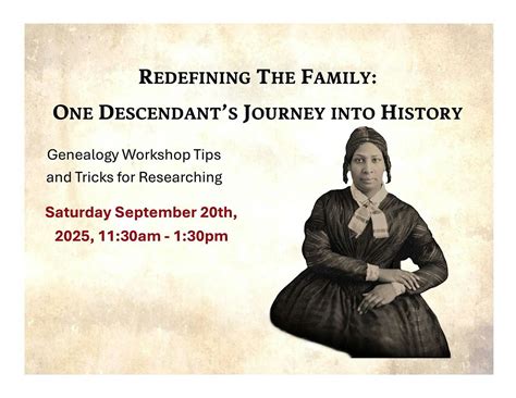 Genealogy Workshop: Tips and Tricks for Researching Your Family Tree ...