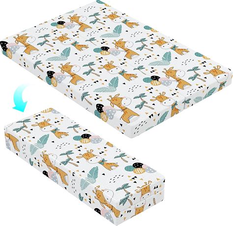 Amazon.com: Moonlight Family Noiseless Pack n Play Mattress, 38”x26 ...