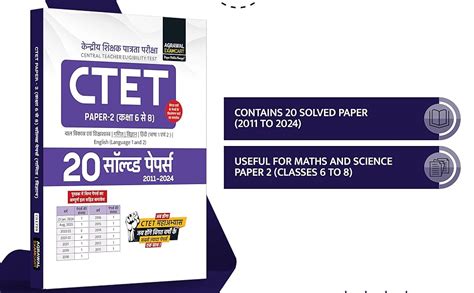 Buy Examcart CTET Paper 2 (Class 6 to 8) Ganit evam Vigyan (Maths ...