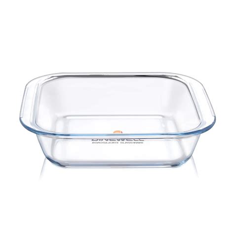 Buy Borosilicate Square Glass Bakeware Dish (1100) Online at Low Prices ...