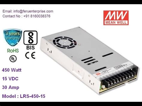 SE-450-24 Meanwell Power Supply 450W SMPS - SE-450-24 Meanwell SMPS ...