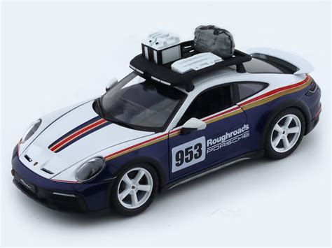 Porsche 911 Rally Dakar 1:24 Bburago licensed diecast Scale Model car ...