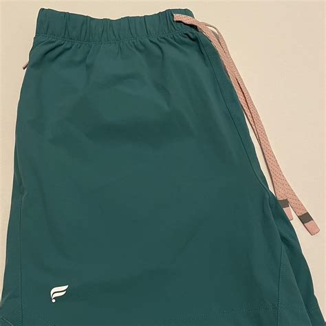 fabletics green and pink mens shorts #fabletics... | Depop