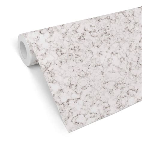 Patterned Wallpaper Marble – black and white | wall-art.com