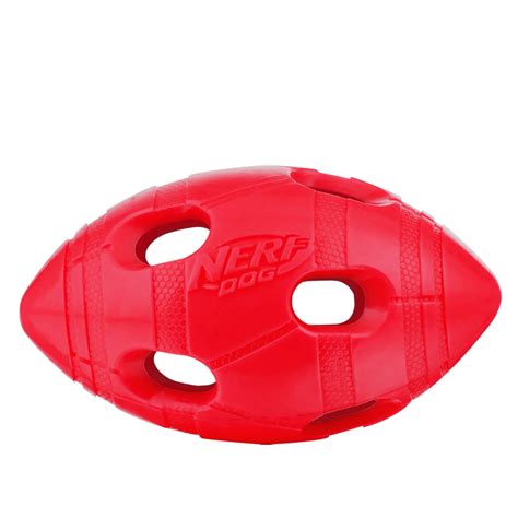 Buy Nerf Bash Treat Football Toy for Dogs (Red) online at Supertails.com