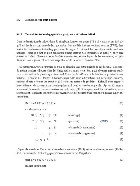 Image result for Methode Simplexe PDF