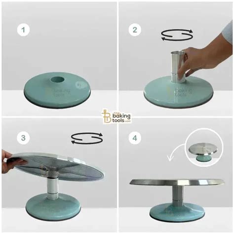 12 Inch Cake Turntable 360 Degree | Folding & Detachable