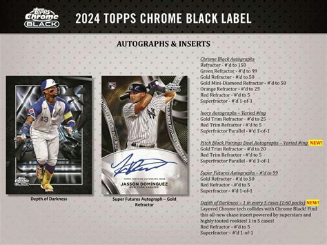 2024 Topps Chrome Black Baseball Hobby Box | DA Card World