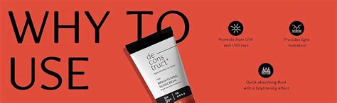 Deconstruct Brightening Fluid Sunscreen SPF 50+ with Niacinamide