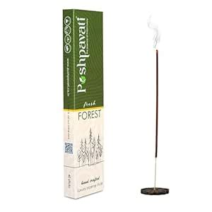 Pushpavati Fresh Forest Luxury Incense Sticks | Handcrafted Charcoal ...