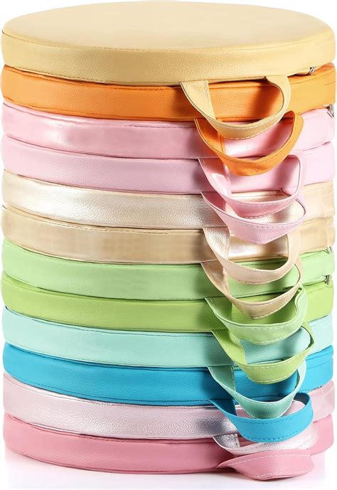 12 Pcs Floor Cushions Classroom Flexible Floor Seating with Handle for ...