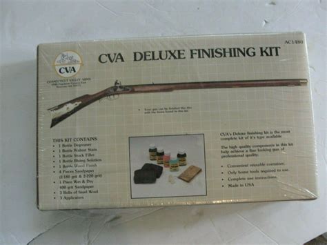 CVA Deluxe Gun Stock Finishing Kit Connecticut Valley Arms NEW AC1480 ...