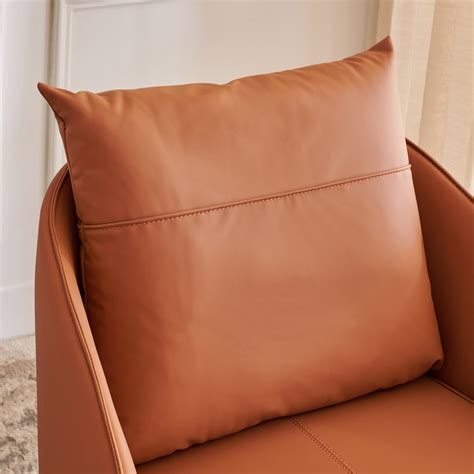 Buy Mills Faux Leather Accent Chair - Tan from Home Centre at just INR ...