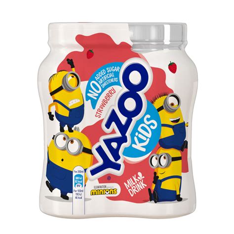Buy YAZOO KiDS No Added Sugar Strawberry Milk Drink 200ml (Pack of 24 ...