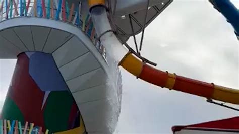 Royal Caribbean cruise ship water slide breaks, injuring guest