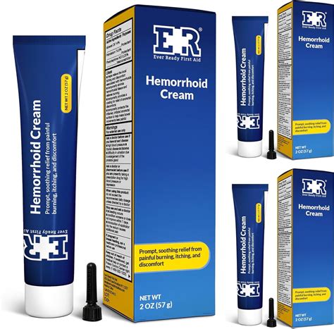 Ever Ready First Aid Hemorrhoidal Pain Relief Ointment - Fast Acting for Itch, Swelling, and ...