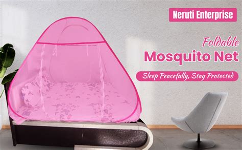 Neruti Mosquito Net for Double Bed – King Size Foldable Machardani ...