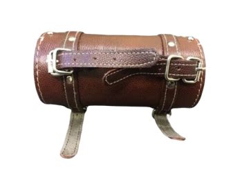 HARLEY DAVIDSON GENUINE LEATHER TOOL BAG SADDLE BAG BOX STUD ROLL TANK ...